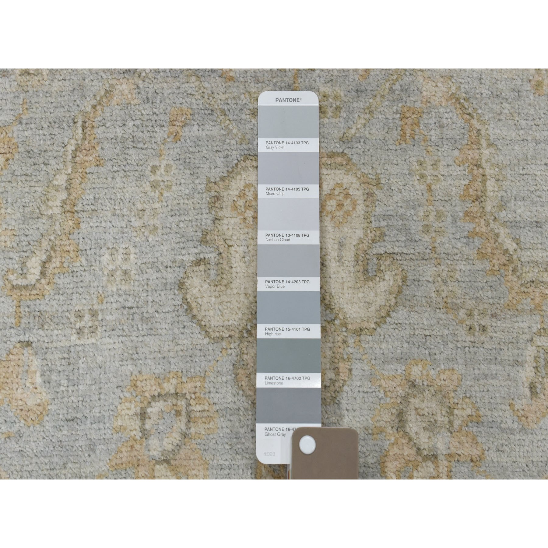 Transitional Wool Hand-Knotted Area Rug 2'7